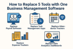 How to Replace 5 Tools with One Business Management Software